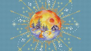 01Вышивка крестиком. Последний финиш 25 года. Мои покупки и подарки. Обзор адвент бокса от ЯВышиваю.