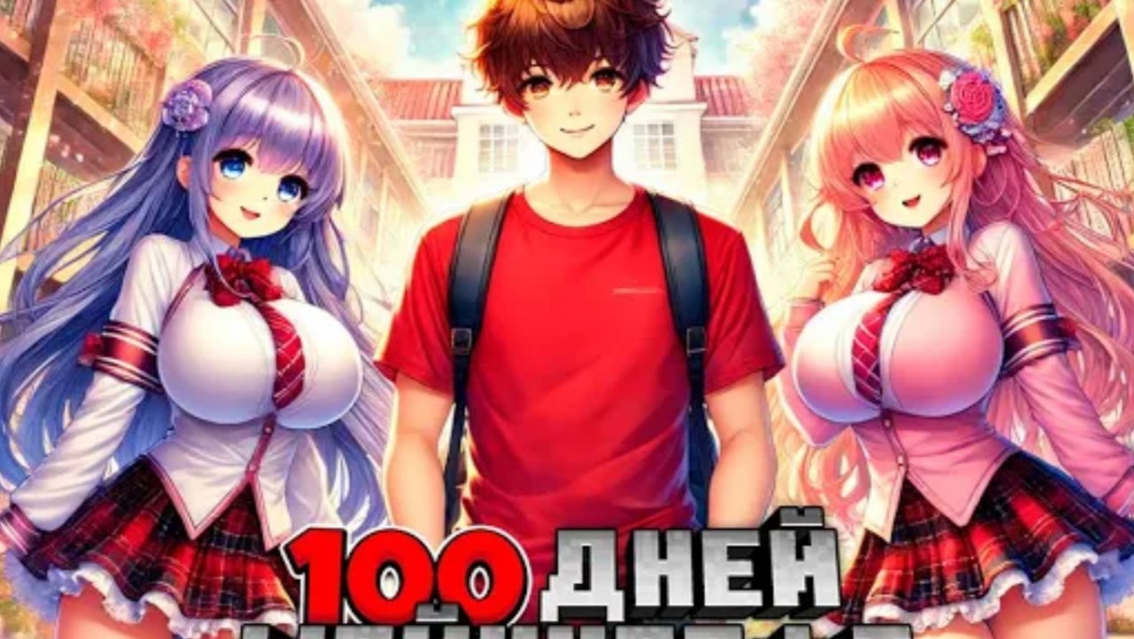 Я Прожил 100 Дней В ШКОЛЕ ДЕВОЧЕК в Майнкрафт смотреть онлайн