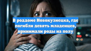 В роддоме Новокузнецка, где погибли девять младенцев, принимали роды на полу