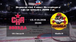 ХК "СКА Звезда" 10 - ХК "Шайба" 10 | 17.01.2026