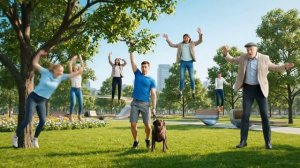 "Выходные без гравитации 🎈"