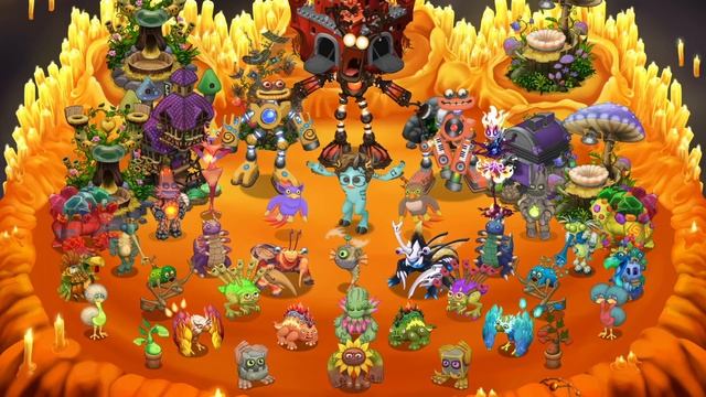 Огненное Убежище - Вся Песня 5.2 (My Singing Monsters, Мои Поющие Монстры, Msm, Мсм) смотреть онлайн