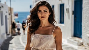 Миконос Греция прогулка по острову белых улиц и моря