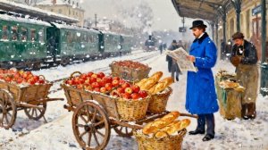 Клод Моне — Ностальгическое зимнее путешествие на паровозе