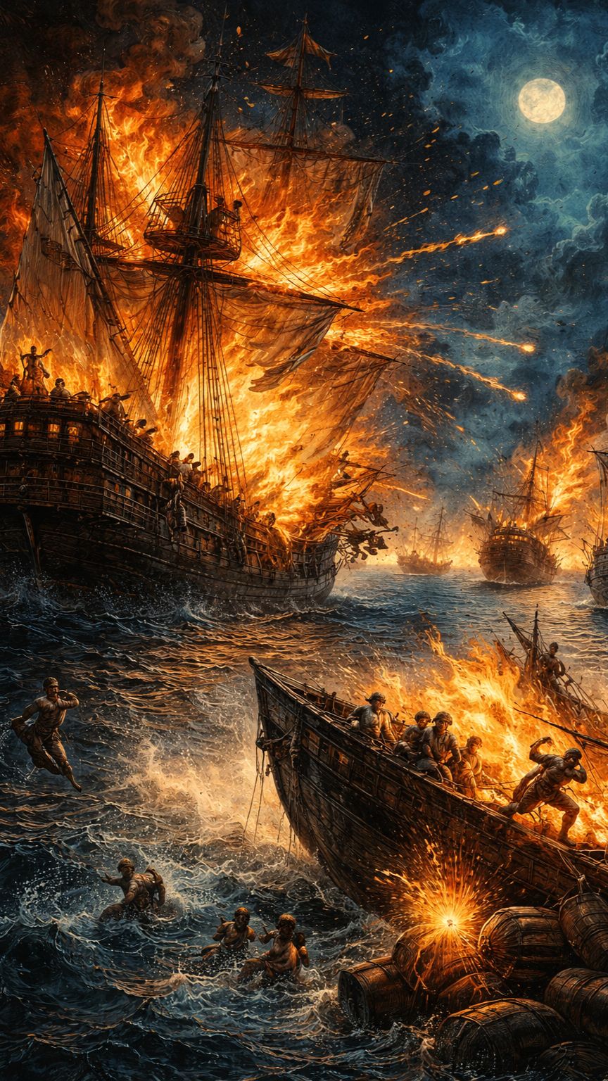 Чесменское побоище как русские сожгли турецкий флот смотреть онлайн