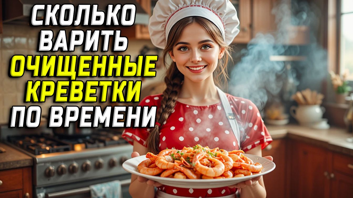 Сколько по времени варить очищенные креветки смотреть онлайн