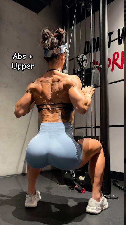 тренировка верхней части пресса