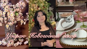 Первый влог 2026. Убираю Новогодний декор.