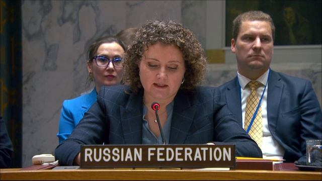 EoV by Anna Evstigneeva on a UNSC Draft Resolution on Red Sea Navigation Safety before the vote смотреть онлайн