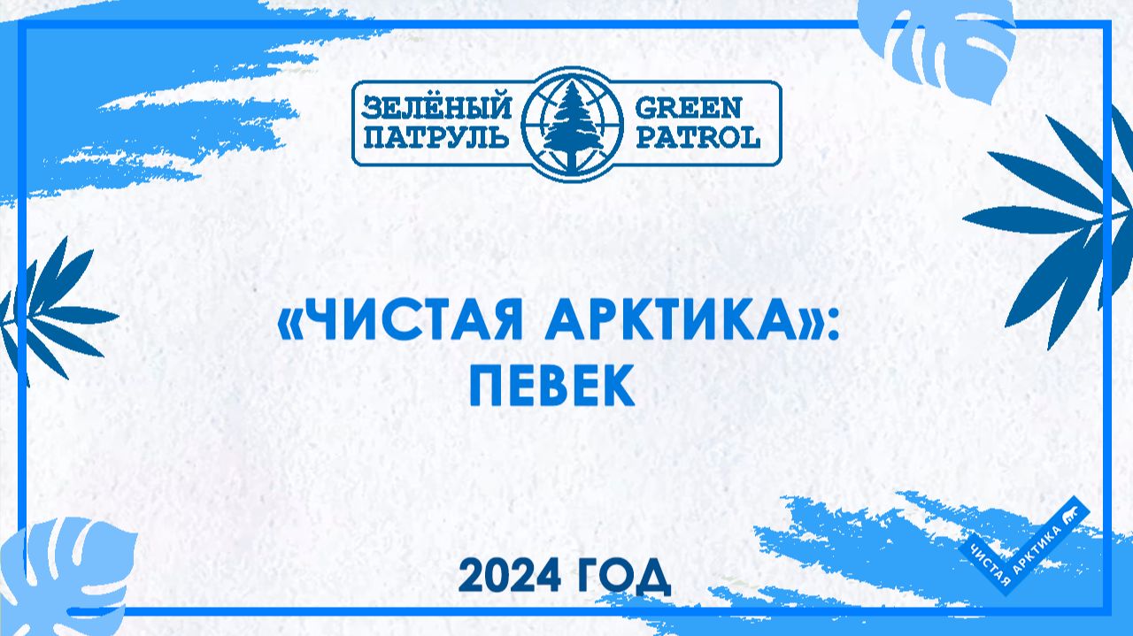 «Чистая Арктика»: Певек