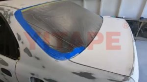 Метод «двух слоев» при скотчи для покраски авто кузова: как не испортить свежую краску