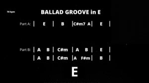 Fine Soul  Blues Ballad Groove Guitar Backing Track in E