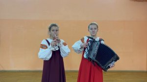 Припевки Липецкой области «Подружка моя» исполняет Вояткова Алиса и Сопина Алена