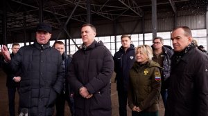 Патрушев и Кондратьев посетили комплекс по обращению с ТКО в Краснодаре