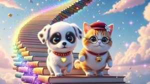 Мультики для детей, котик с собачкой потерялись в лесу мультик, видео про  котиков/мультфильмы