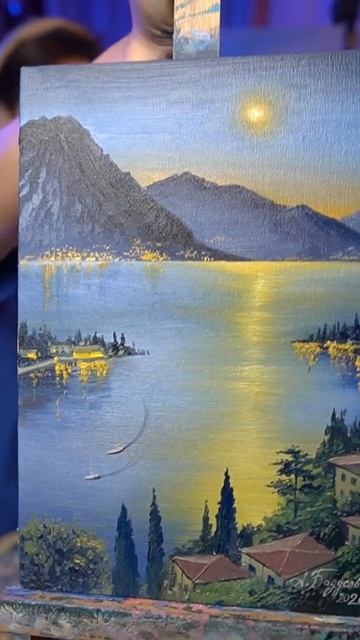 #картина #художник #ночноеморе #картинамаслом смотреть онлайн