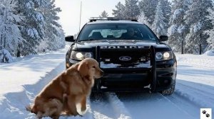 Я спасла кота из замёрзшего пруда