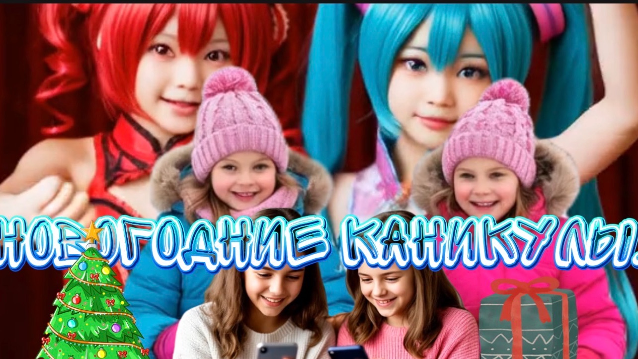 Как я провела  Новогодние каникулы. Смотри! Песня для детей смотреть онлайн