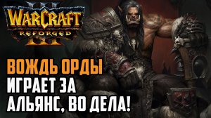 Вождь Орды играет за Альянс, ВО ДЕЛА: Lyn (Hum) vs 120 (Orc) Warcraft 3 Reforged