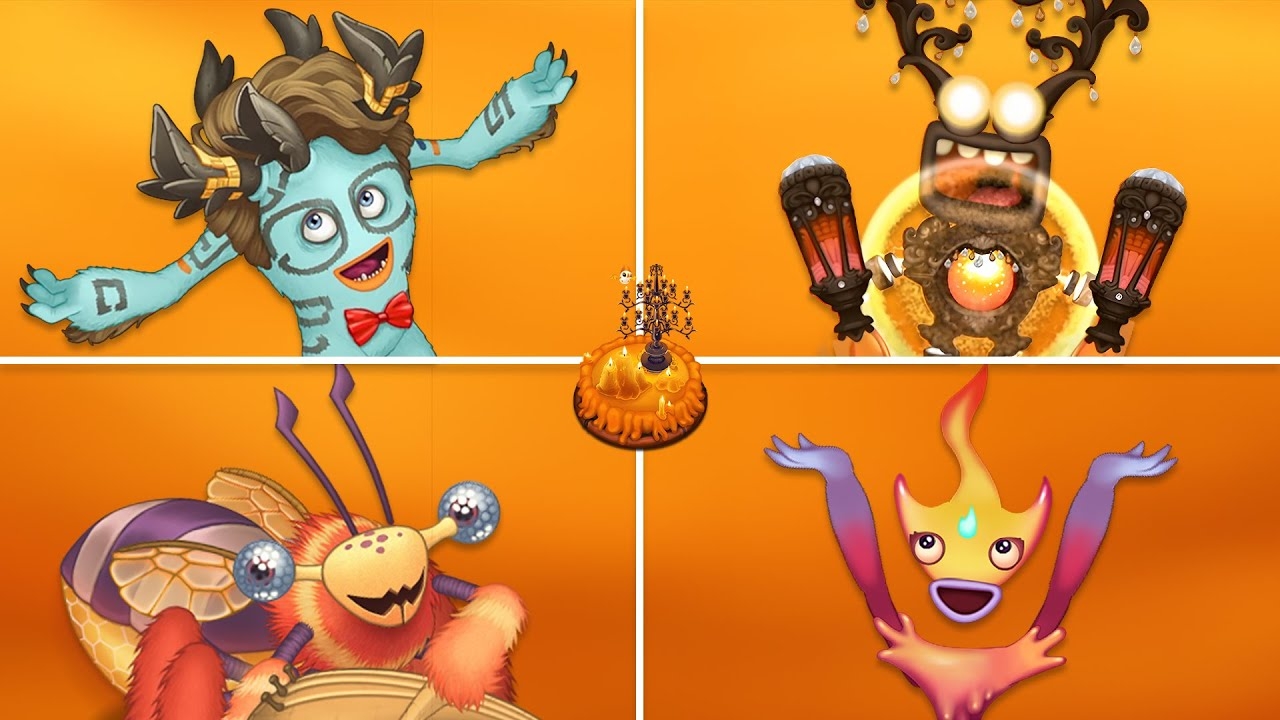 Огненное Убежище - Все Монстры, Песни и Анимации (My Singing Monsters, Мои Поющие Монстры, Msm, Мсм) смотреть онлайн