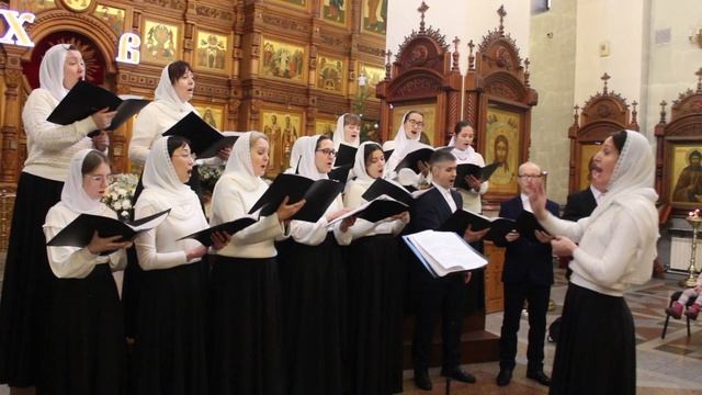 Рождественская песня . Хор певчих Свято-Елизаветинского храма. смотреть онлайн