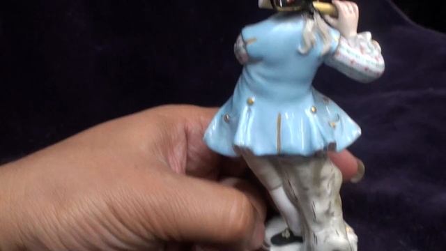 Мейсен фигурка Флейтист из серии Галантная капелла 20 век в супер состоянии на продажу смотреть онлайн
