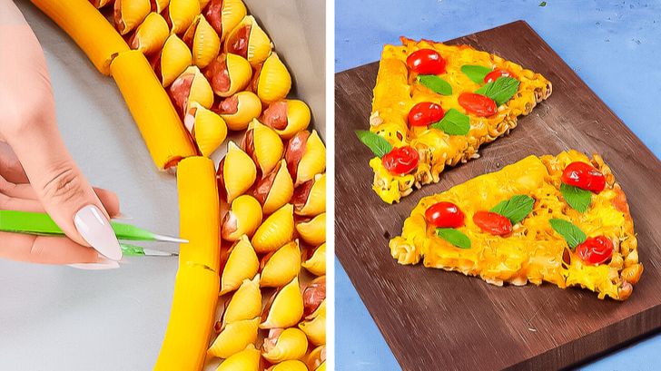 Паста + пицца 🍕💥 Взрыв вкуса для гурманов 😍 смотреть онлайн