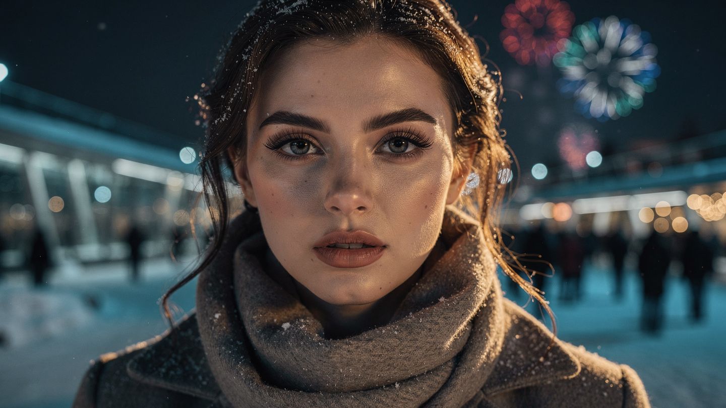 Новогодняя магия в сердце Москвы прогулка по парку Зарядье 🎆✨ смотреть онлайн