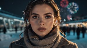 Новогодняя магия в сердце Москвы прогулка по парку Зарядье 🎆✨