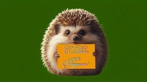 Ёжик с плакатом 2_encoded