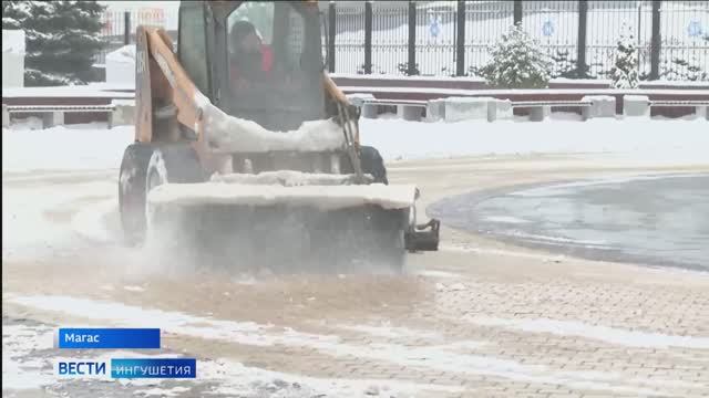 Дорожные службы столицы Ингушетии успешно справляются с непогодой смотреть онлайн