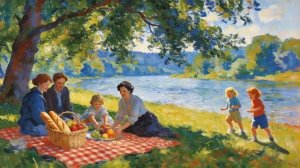 Моне — Путешествие к водяным лилиям — День в саду