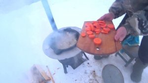 приготовили мужское классное блюдо в казане //получили подарок от ФЁДОРА