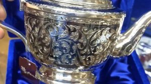 Серебряный чайник "Краса", чн043