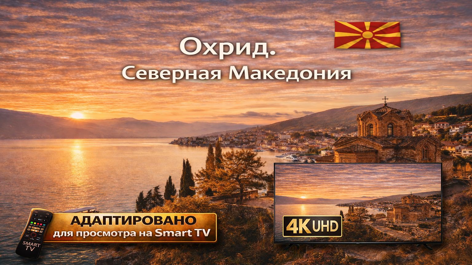 Охрид. Северная Македония | Видео в 4К (UHD) смотреть онлайн