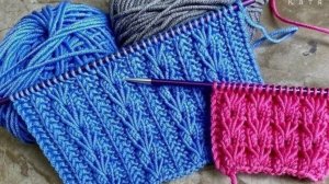 РЕЛЬЕФНЫЙ УЗОР ДЛЯ КАРДИГАНОВ✨