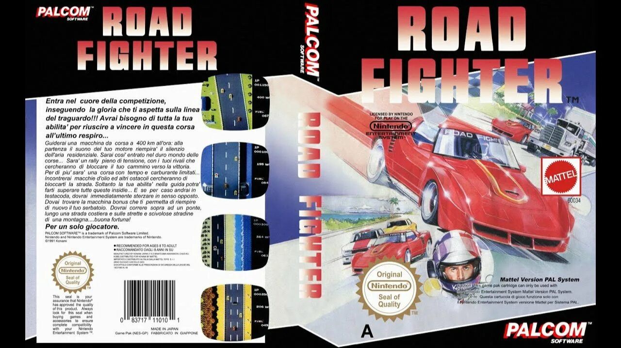 Road Fighter (NES) смотреть онлайн
