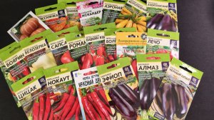 Обзор семян овощей на 2026 год. Перцы, баклажаны и кабачки.