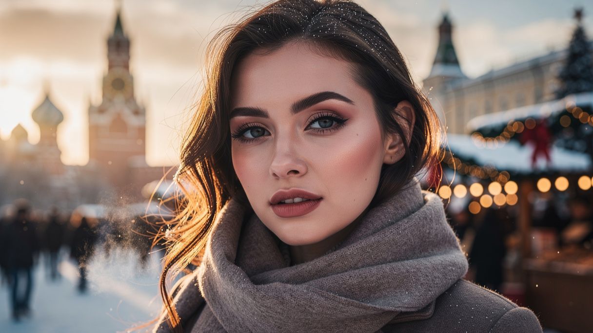 Толпы на Рождество и Новый год в Москве прогулка у Красной площади 🎄 смотреть онлайн