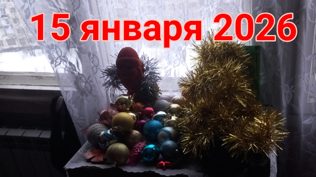 15 января 2026. Манная каша. Настольные игры. Убираем ёлочку. смотреть онлайн