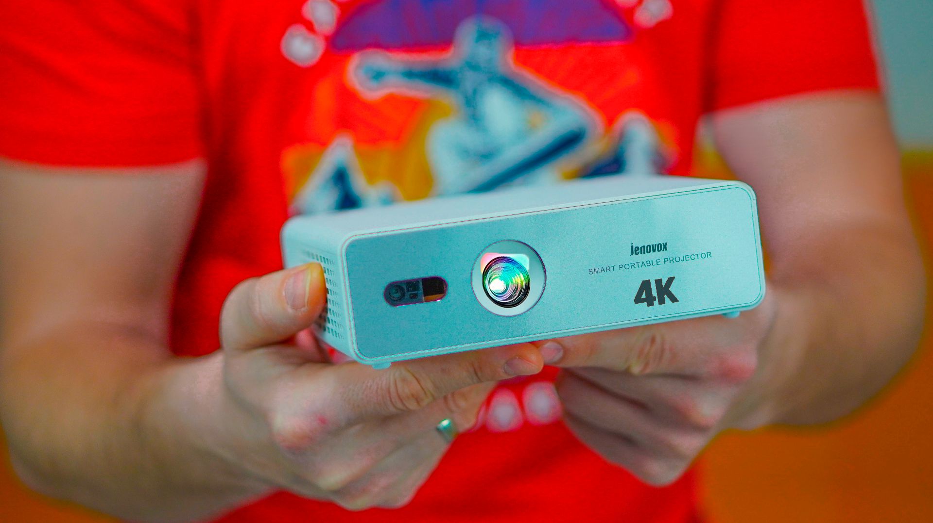 ВОТ ОНО КАК!🔥 DLP проектор 150" ДЮЙМОВ - КАК ЛАЗЕР, но В 5 РАЗ ДЕШЕВЛЕ и с АКБ Jenovox M5000 смотреть онлайн