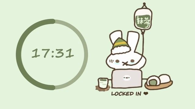 Таймер Помодоро 3x35 | День с матча и Хотот 🍵🍃 | УЧИСЬ СО МНОЙ смотреть онлайн