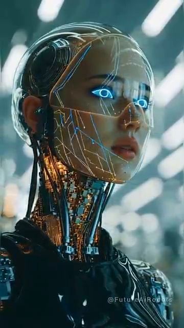 Humanity Reimagined The Stunning Reveal of a Realistic Robot Face FutureAiRobots смотреть онлайн