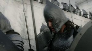 Властелин колец.Возвращение короля.Обстрел Минас-Тирит орками.