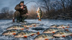 В ЭТОЙ ЛУНКЕ РЕАЛЬНО РЫБЫ ТЬМА! ЖОР У КОРЯГИ ПРОДОЛЖАЕТСЯ! Зимняя рыбалка.
