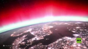 لقطات نادرة للشفق القطبي من الفضاء