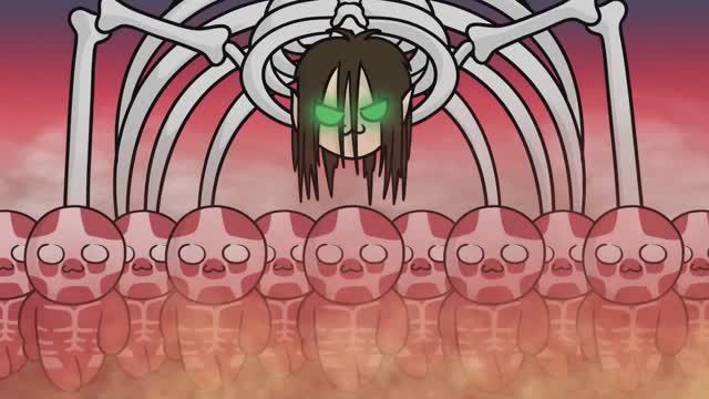 Атака Титанов за 2 минуты Анимация Мультик смотреть онлайн