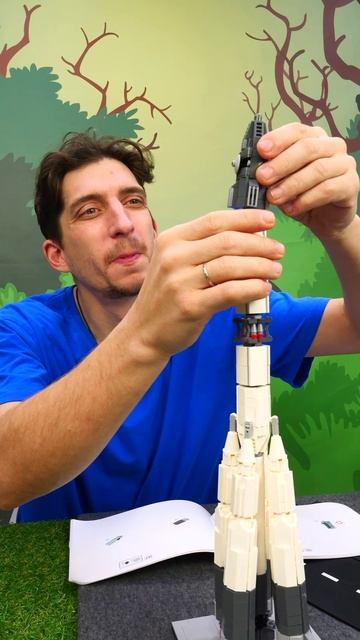 Конструктор 🔥🗼Роскосмос Ракета Восток прогревает двигатель перед запуском! Игрушки для мальчиков смотреть онлайн