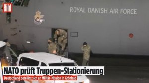 Первые военные из стран Европы прибыли ночью в Гренландию, сообщает Bild.