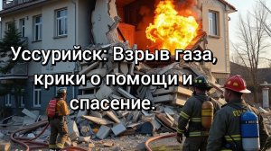 Уссурийск в огне: последствия мощного взрыва газа в жилом доме.